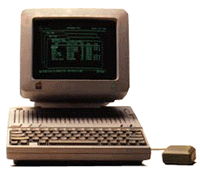 Apple IIc /w monitor and mouse